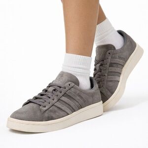 Adidas Originals Suede Campus “Stitch & Turn” Sneakers – Grey | Women’s 6